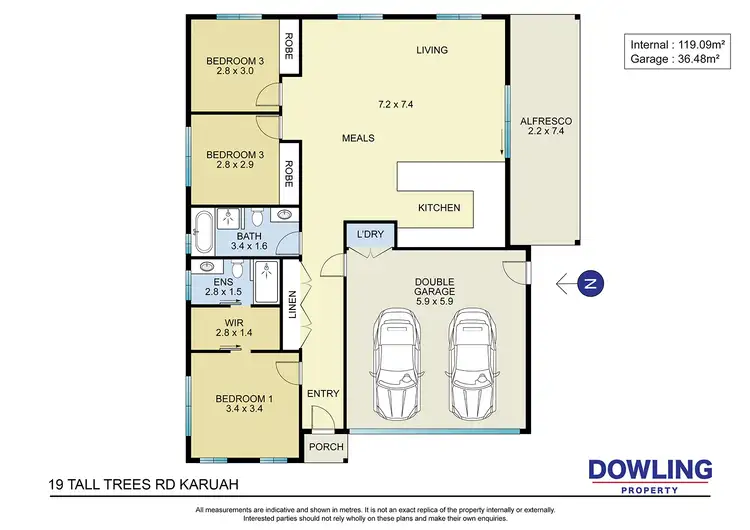 Floorplan of Homely house listing, 19 Tall Trees Road, Karuah NSW 2324