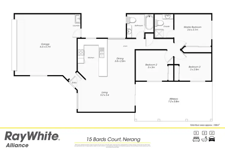 Floorplan of Homely house listing, 15 Bards Court, Nerang QLD 4211