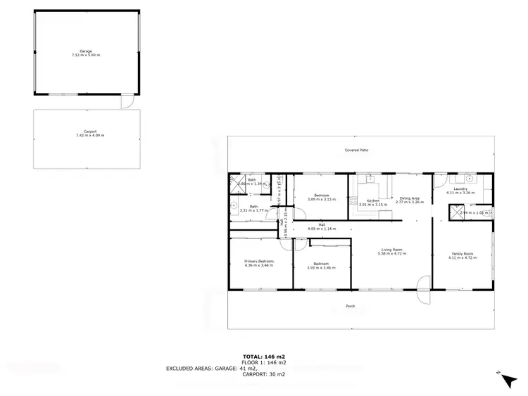 Floorplan of Homely house listing, 1364 Goodwood Road, Redridge QLD 4660