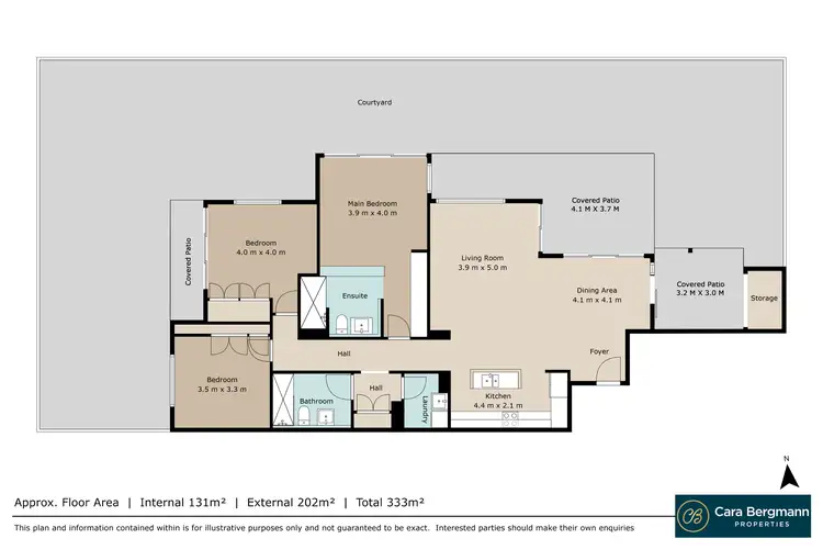 Floorplan of Homely unit listing, 5/65-69 Landsborough Avenue, Scarborough QLD 4020