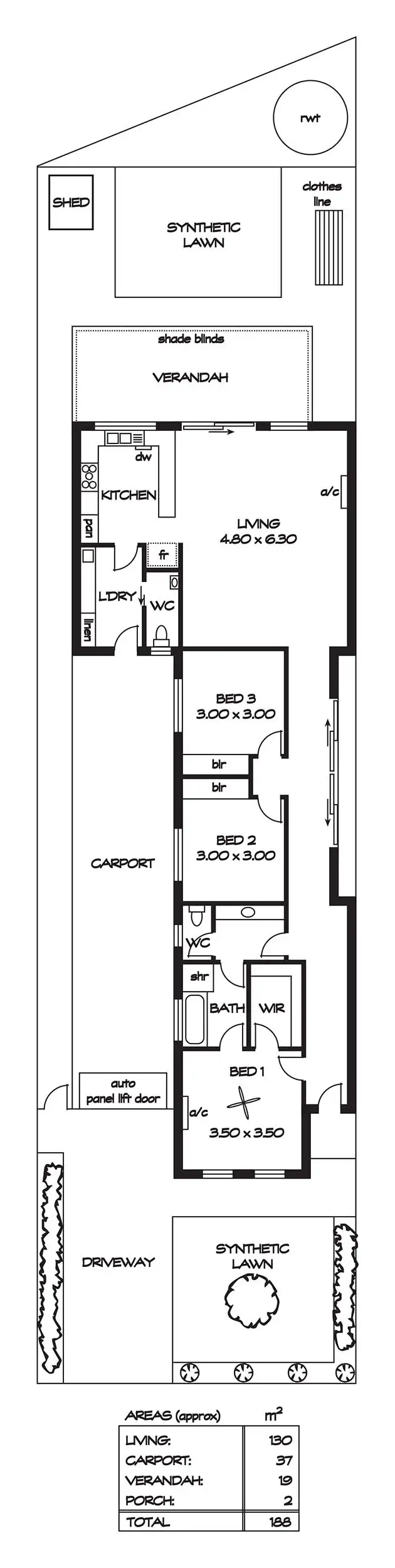 Floorplan of Homely house listing, 23A Meadowvale Road, Modbury SA 5092