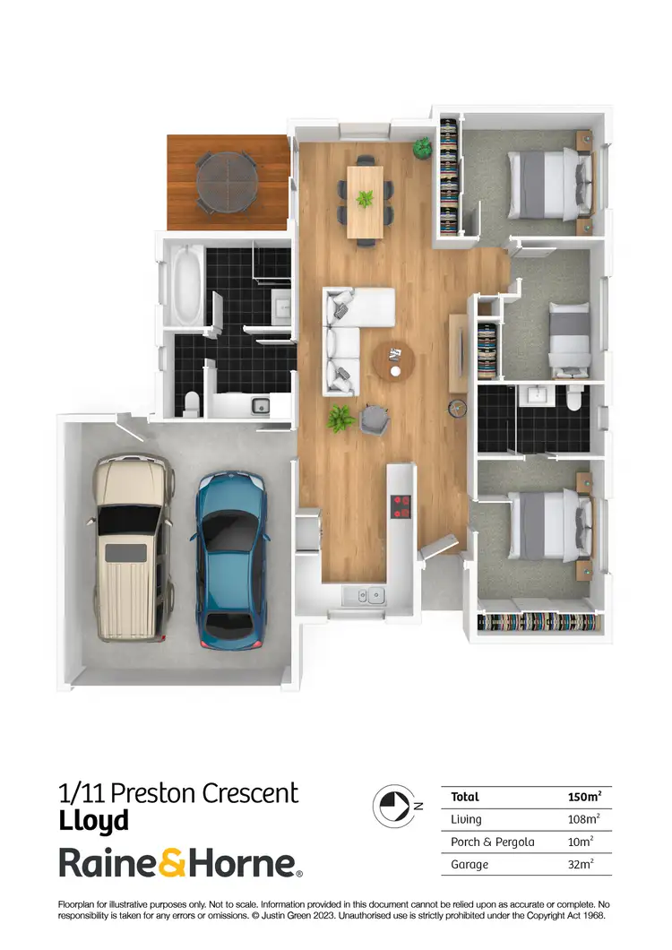 Floorplan of Homely house listing, 1/11 Preston Crescent, Lloyd NSW 2650