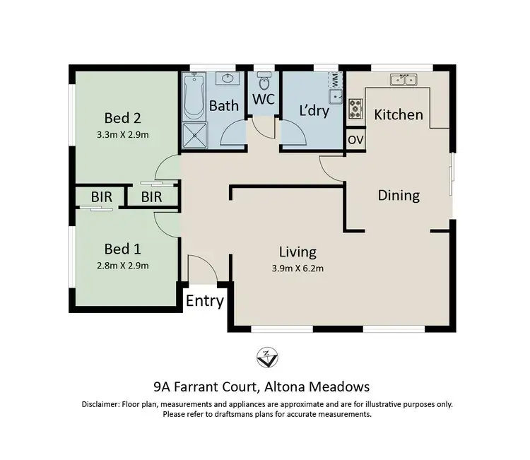 Floorplan of Homely house listing, Unit A & Unit B/9 Farrant Court, Altona Meadows VIC 3028
