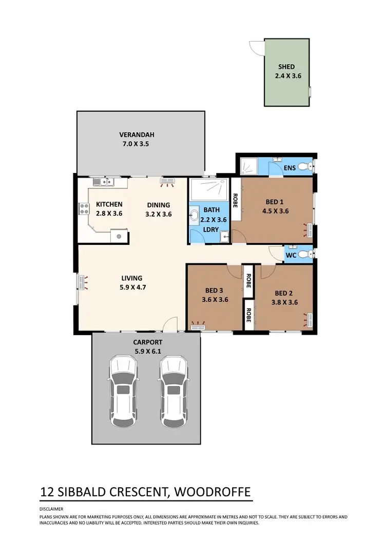 Floorplan of Homely house listing, 12 Sibbald Crescent, Woodroffe NT 830
