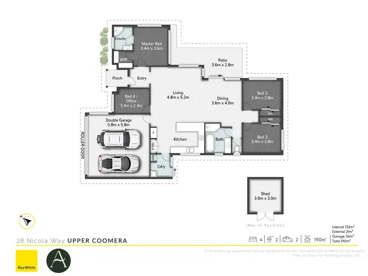 Floorplan of Homely house listing, 28 Nicola Way, Upper Coomera QLD 4209