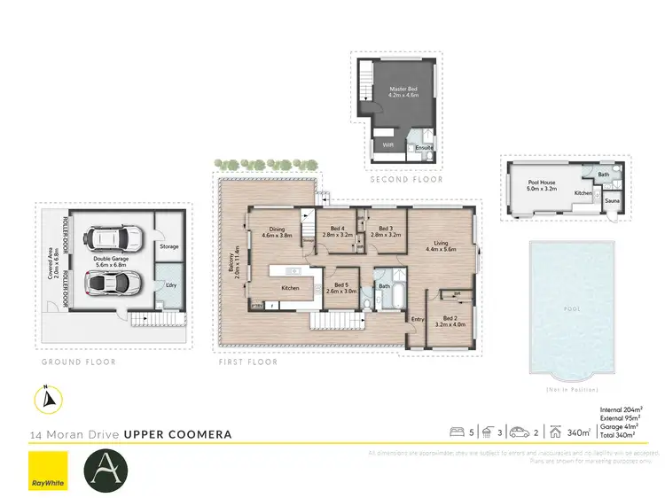 Floorplan of Homely house listing, 14 Moran Drive, Upper Coomera QLD 4209