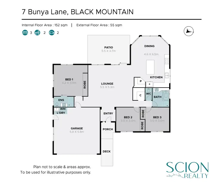 Floorplan of Homely house listing, 7 Bunya Lane, Black Mountain QLD 4563