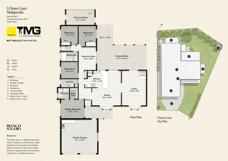 Floorplan of Homely house listing, 5 Clunes Court, Mudgeeraba QLD 4213