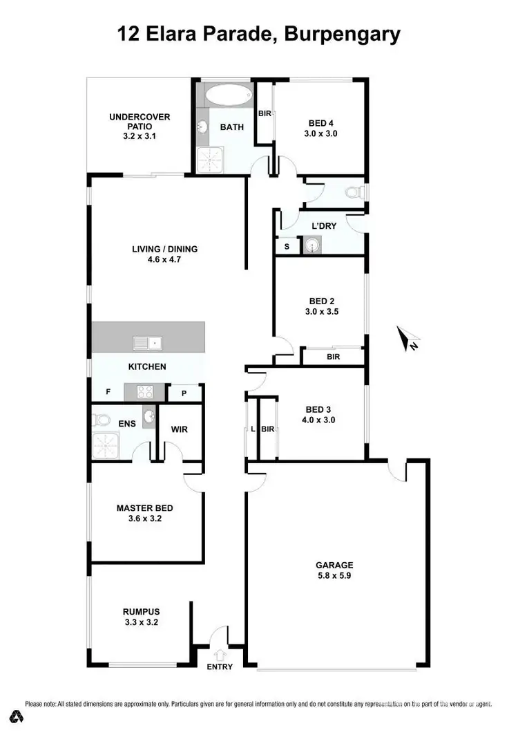 Floorplan of Homely house listing, 12 Elara Parade, Burpengary QLD 4505