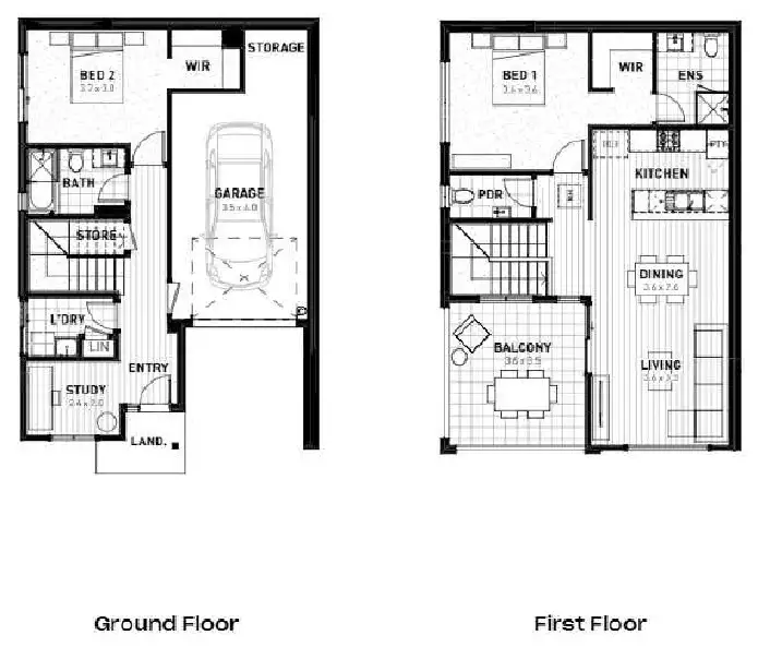 Floorplan of Homely townhouse listing, 4 Pasofino Drive, Bonnie Brook VIC 3335