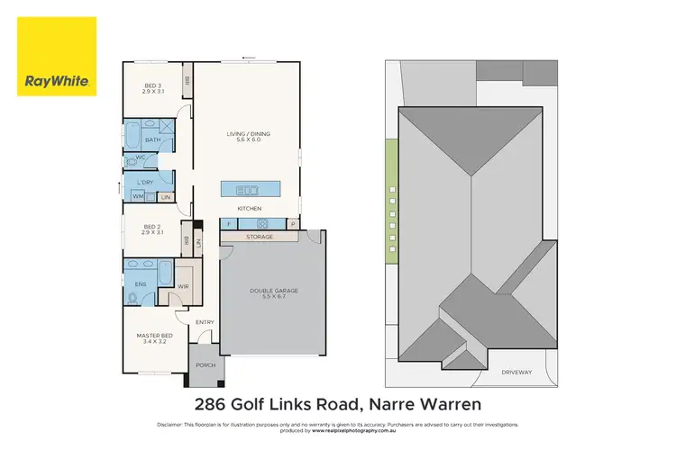 Floorplan of Homely house listing, 286 Golf Links Road, Narre Warren VIC 3805