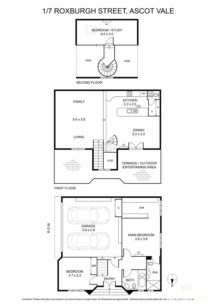 Floorplan of Homely house listing, 1/7 Roxburgh Street, Ascot Vale VIC 3032