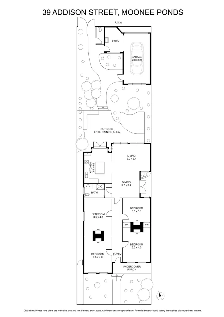Floorplan of Homely house listing, 39 Addison Street, Moonee Ponds VIC 3039