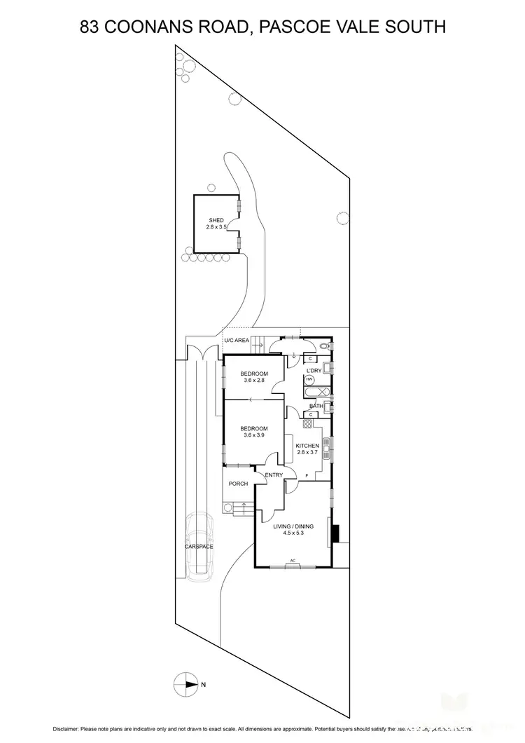 Floorplan of Homely house listing, 83 Coonans Road, Pascoe Vale South VIC 3044