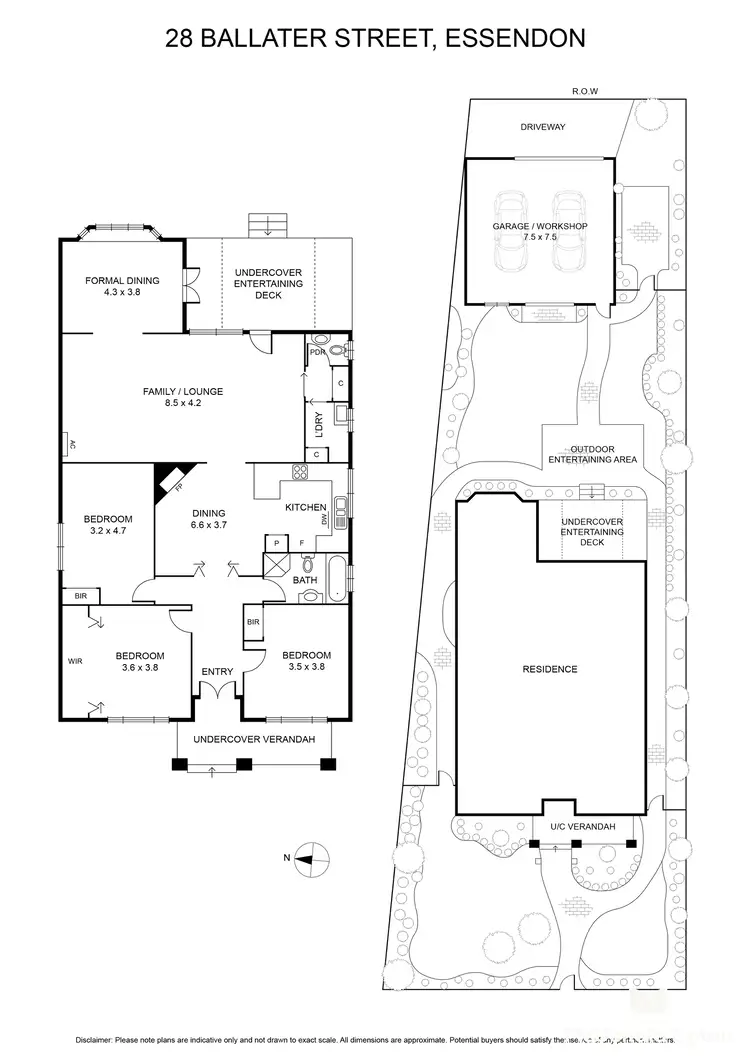 Floorplan of Homely house listing, 28 Ballater Street, Essendon VIC 3040