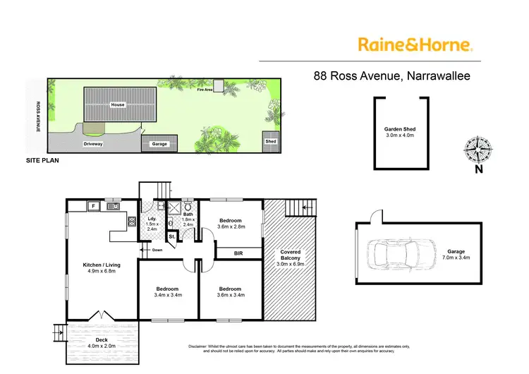 Floorplan of Homely house listing, 88 Ross Avenue, Narrawallee NSW 2539
