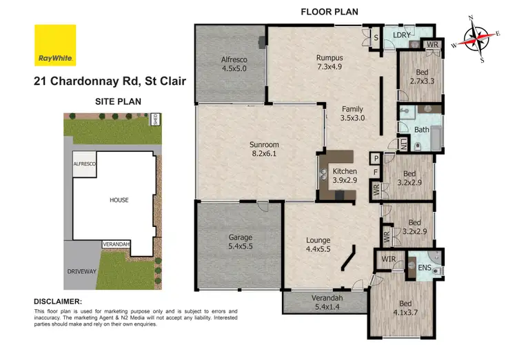 Floorplan of Homely house listing, 21 Chardonnay Road, St Clair NSW 2759