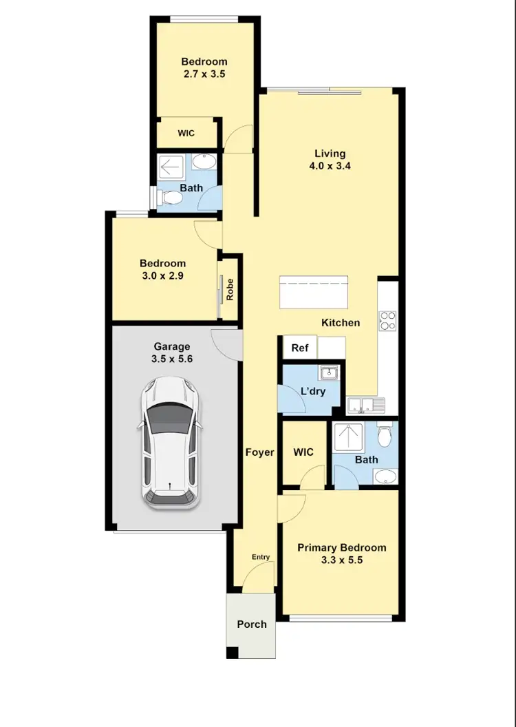 Floorplan of Homely house listing, 18 Rosmead Street,, Craigieburn VIC 3064