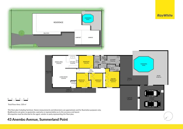 Floorplan of Homely house listing, 43 Anembo Avenue, Summerland Point NSW 2259