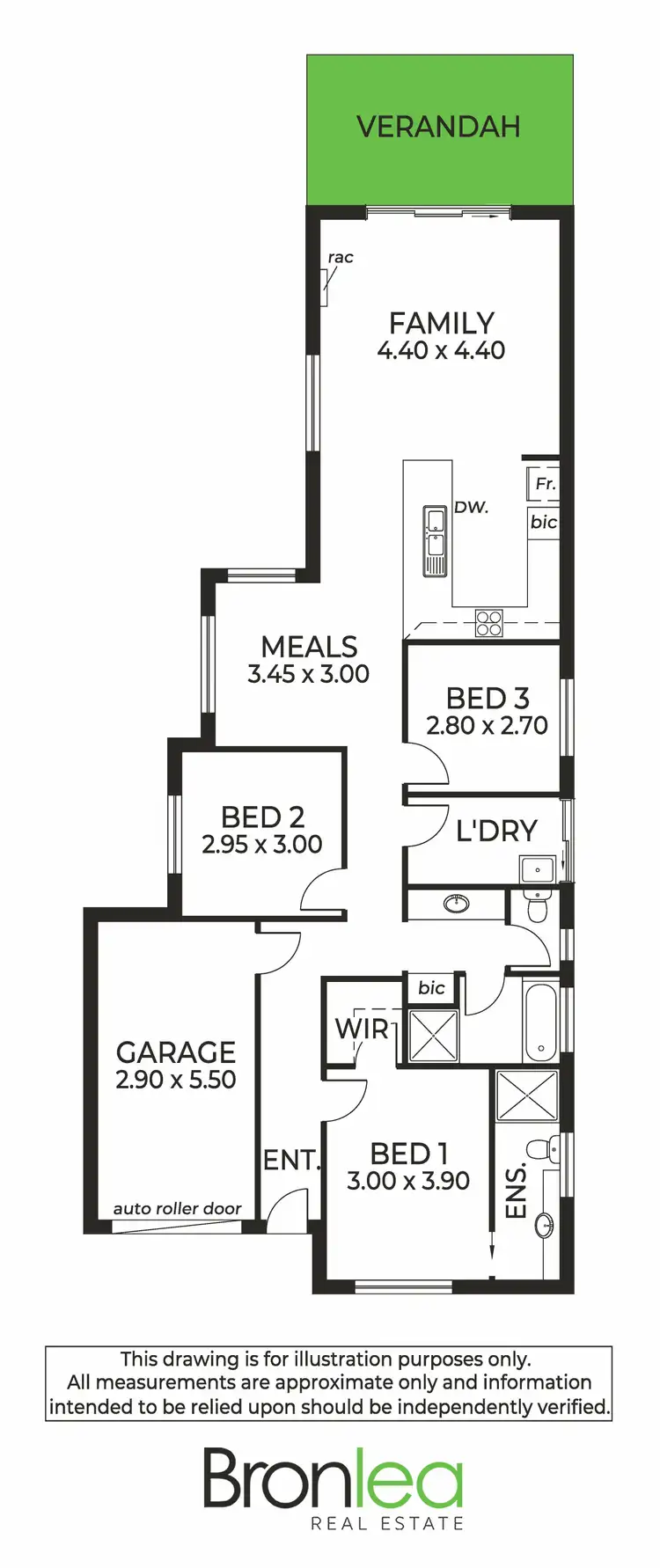 Floorplan of Homely house listing, 3/165A North Road, Nairne SA 5252