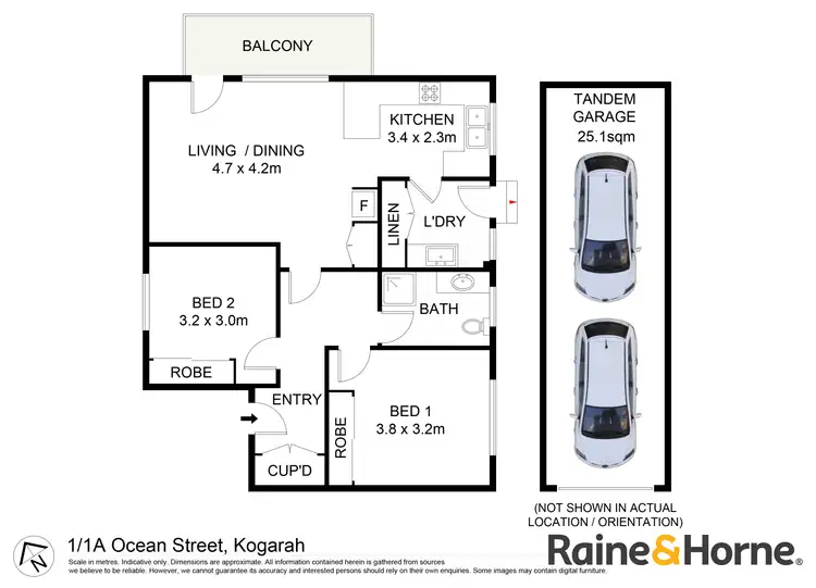 Floorplan of Homely unit listing, 1/1A Ocean Street, Kogarah NSW 2217