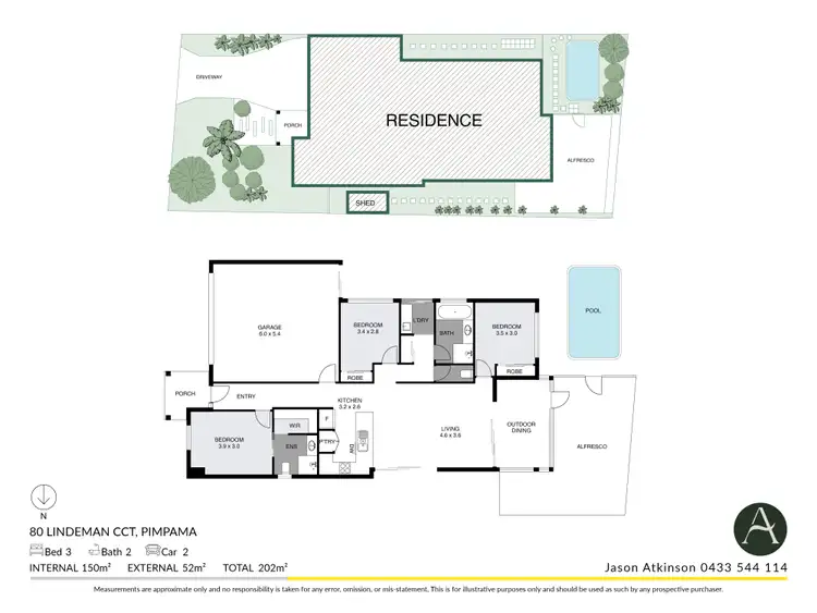 Floorplan of Homely house listing, 80 Lindeman Circuit, Pimpama QLD 4209