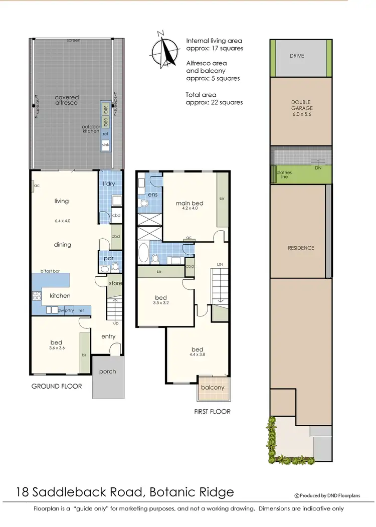 Floorplan of Homely house listing, 18 Saddleback Road, Botanic Ridge VIC 3977