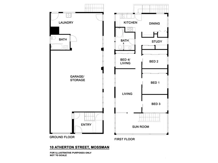 Floorplan of Homely house listing, 10 Atherton Street, Mossman QLD 4873