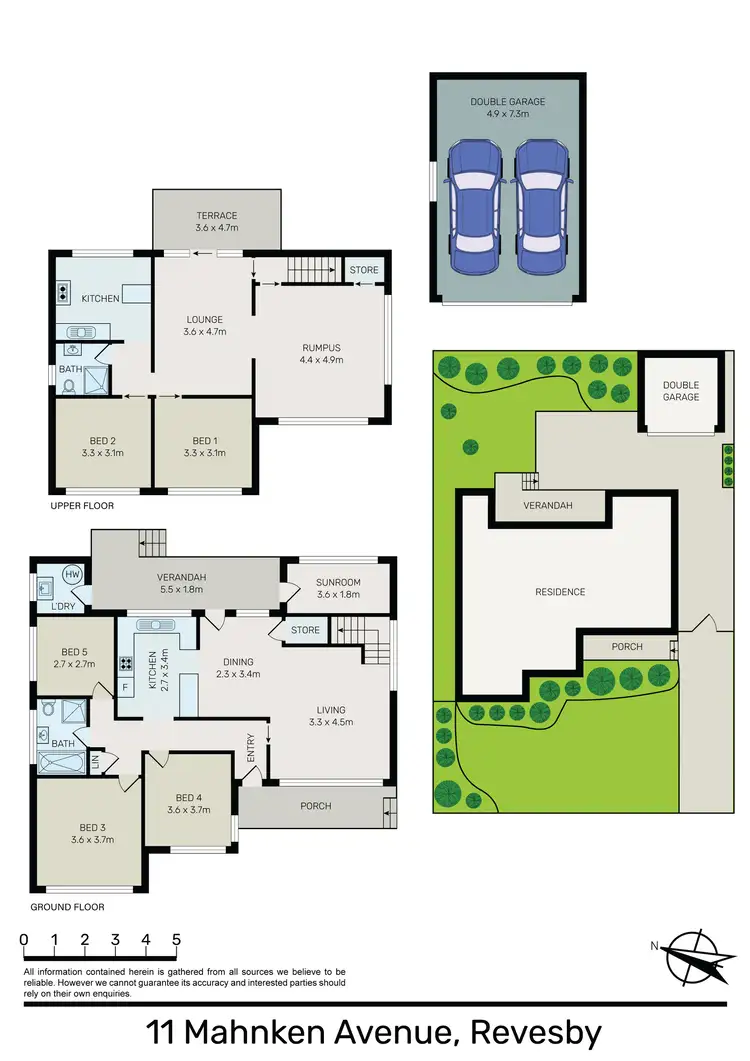 Floorplan of Homely house listing, 11 Mahnken Avenue, Revesby NSW 2212