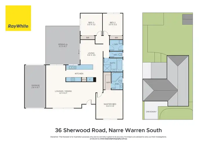 Floorplan of Homely house listing, 36 Sherwood Road, Narre Warren South VIC 3805