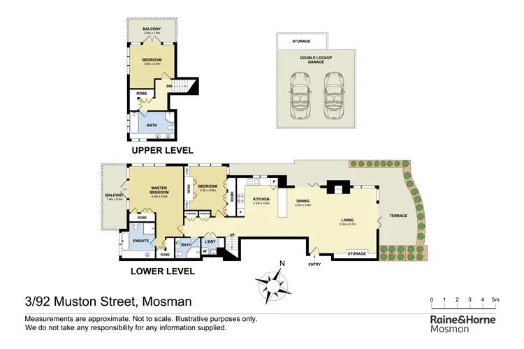 Floorplan of Homely apartment listing, 3/92 Muston Street, Mosman NSW 2088