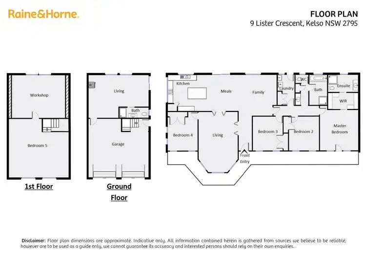 Floorplan of Homely house listing, 9 Lister Crescent, Kelso NSW 2795