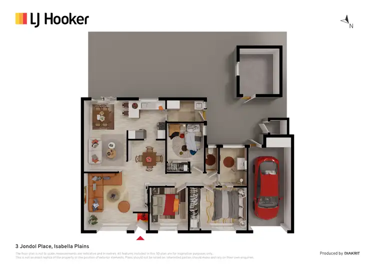 Floorplan of Homely house listing, 3 Jondol Place, Isabella Plains ACT 2905