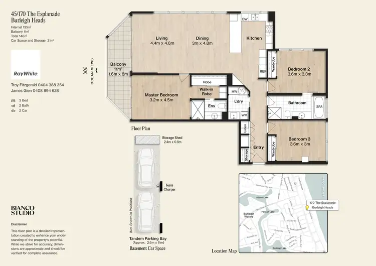 Floorplan of Homely apartment listing, 45/170-180 The Esplanade, Burleigh Heads QLD 4220