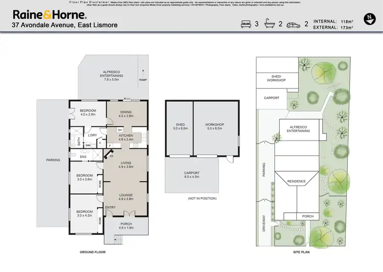 Floorplan of Homely house listing, 37 Avondale Avenue, East Lismore NSW 2480