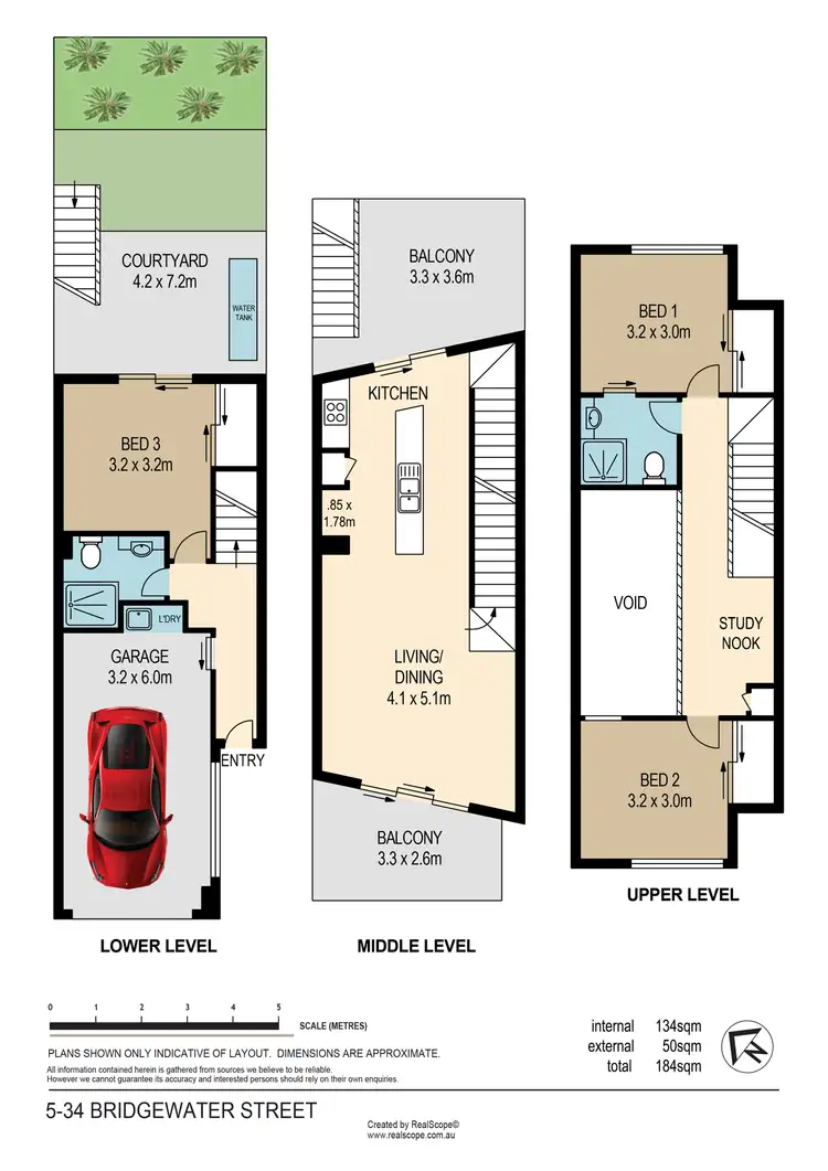 Floorplan of Homely townhouse listing, 5/34 Bridgewater Street, Morningside QLD 4170