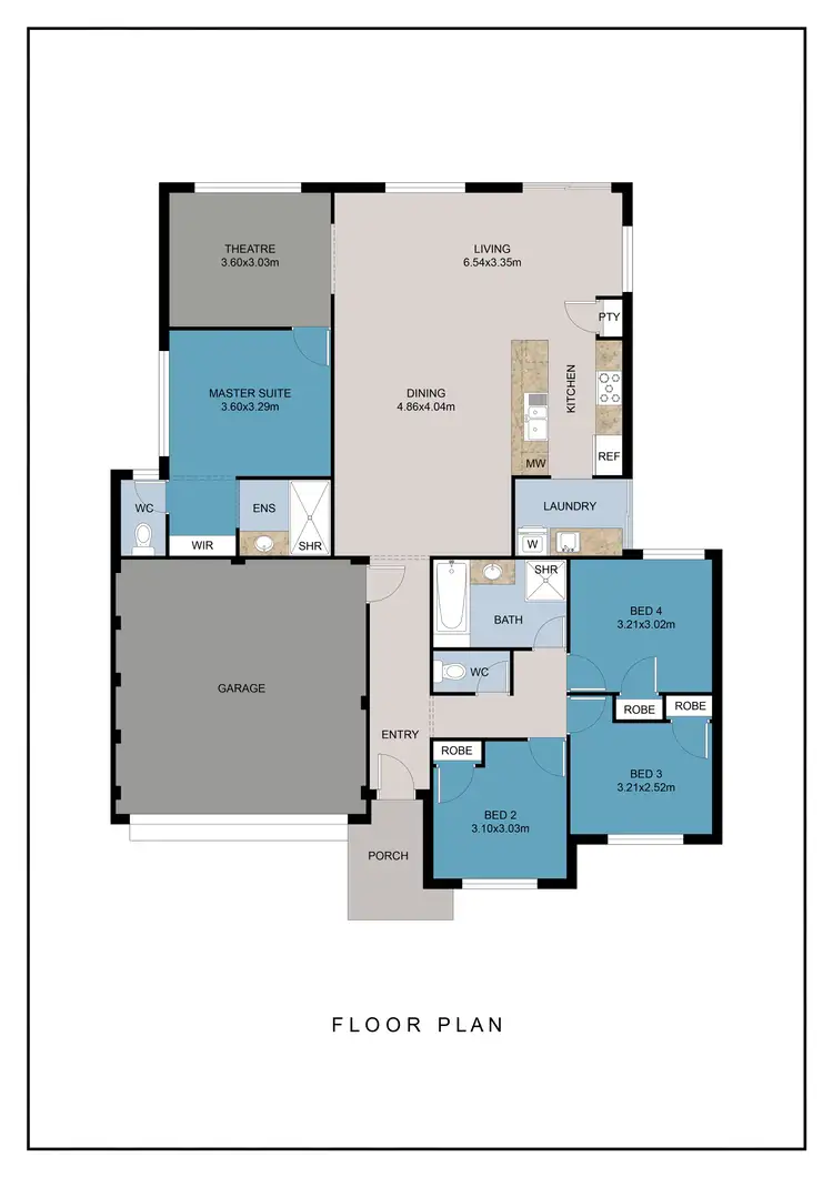 Floorplan of Homely house listing, 27 Quadrant Parkway, Byford WA 6122