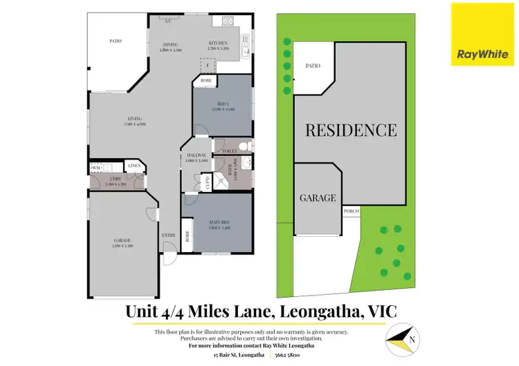 Floorplan of Homely unit listing, 4/4 Miles Lane, Leongatha VIC 3953