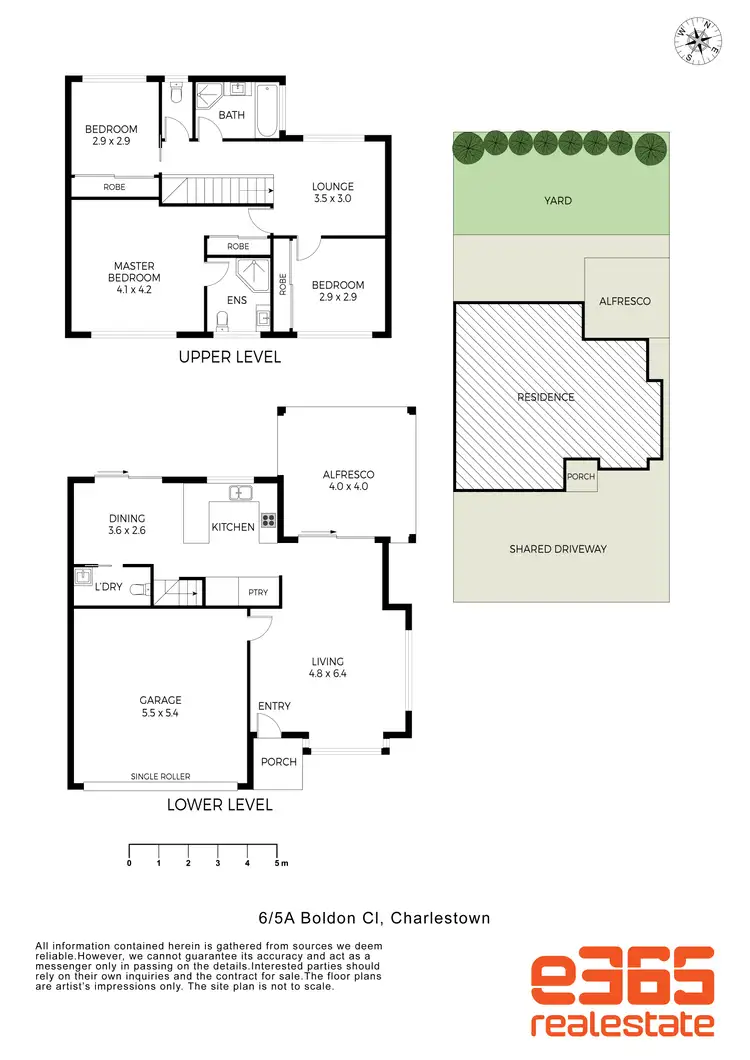 Floorplan of Homely townhouse listing, 6/5A Boldon Close, Charlestown NSW 2290