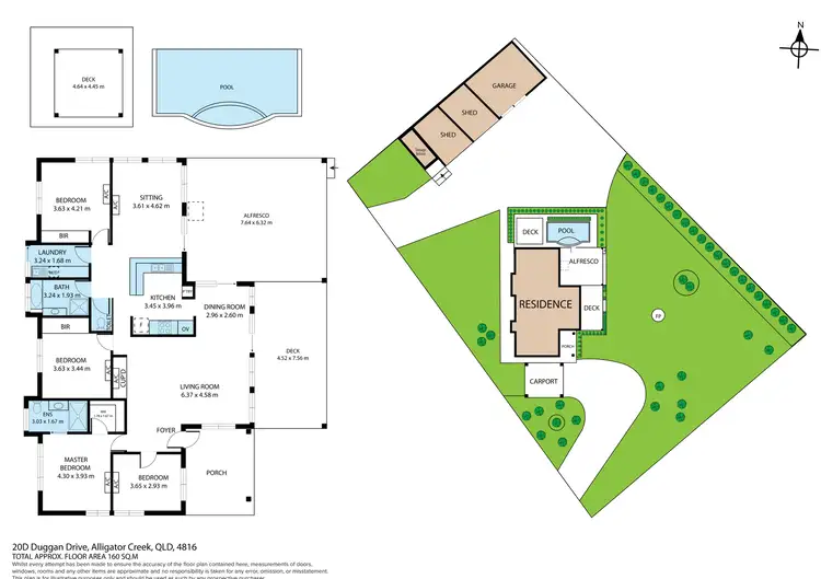 Floorplan of Homely house listing, 20D Duggan Drive, Alligator Creek QLD 4816