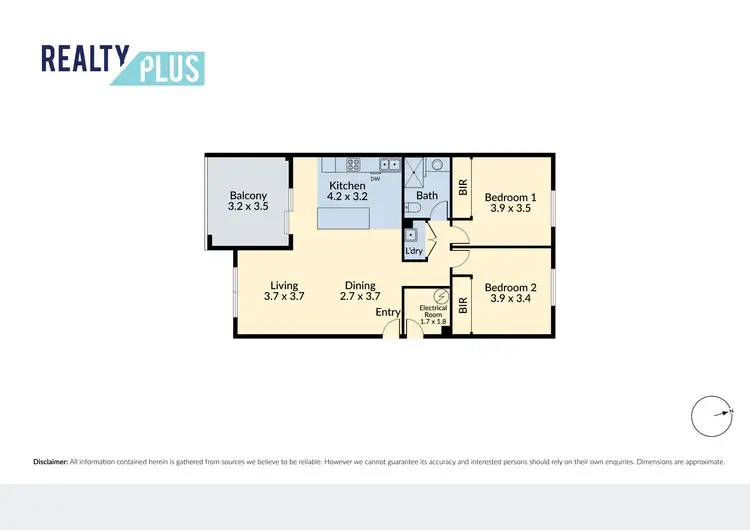 Floorplan of Homely unit listing, 10/55 Flourish Loop, Atwell WA 6164