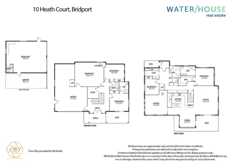 Floorplan of Homely house listing, 10 Heath Court, Bridport TAS 7262
