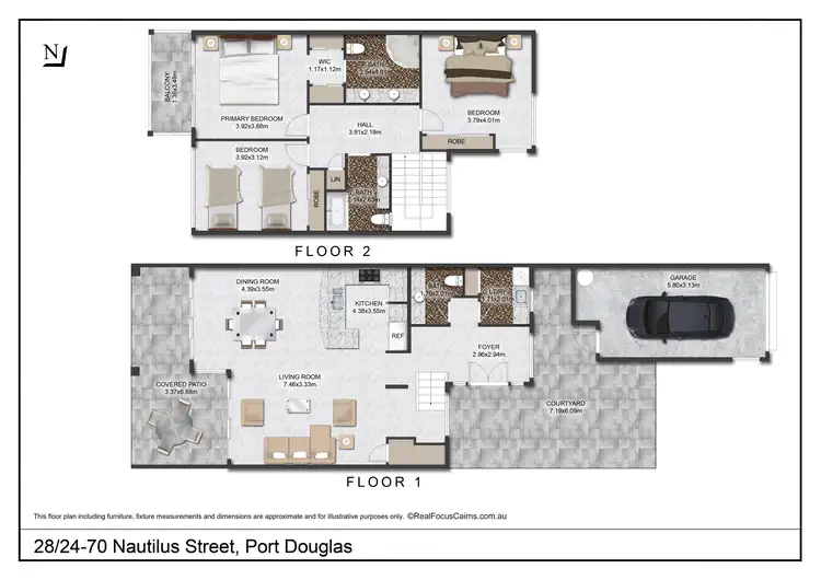 Floorplan of Homely apartment listing, 28/24-70 Nautilus Street, Port Douglas QLD 4877