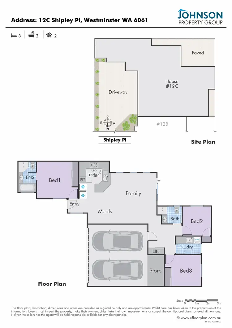 Floorplan of Homely villa listing, 12c Shipley Place, Westminster WA 6061