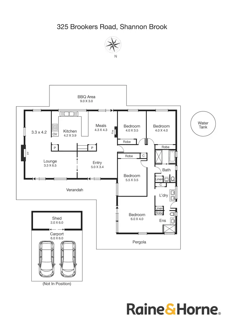 Floorplan of Homely rural property listing, 325 Brookers Road, Shannon Brook NSW 2470