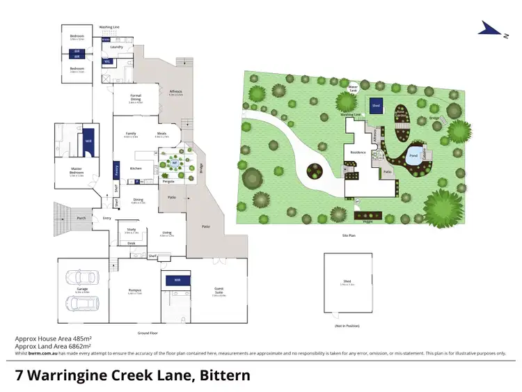 Floorplan of Homely house listing, 7 Warringine Creek Lane, Bittern VIC 3918