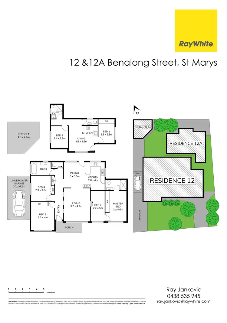 Floorplan of Homely house listing, 12 & 12A Benalong Street, St Marys NSW 2760