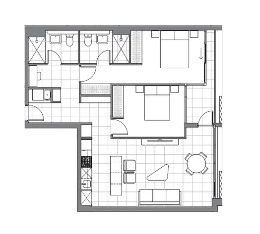 Floorplan of Homely apartment listing, 89 Bay Street, Glebe NSW 2037
