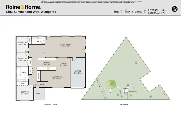 Floorplan of Homely rural property listing, 1303 Summerland Way, Wiangaree, Kyogle NSW 2474