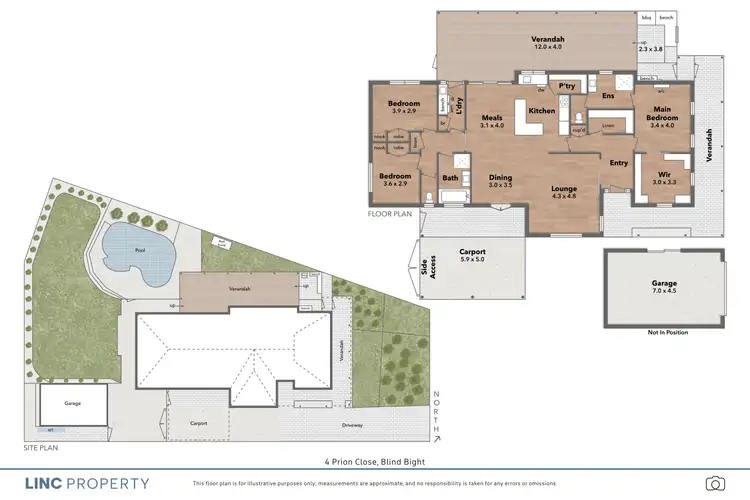 Floorplan of Homely house listing, 4 Prion Close, Blind Bight VIC 3980